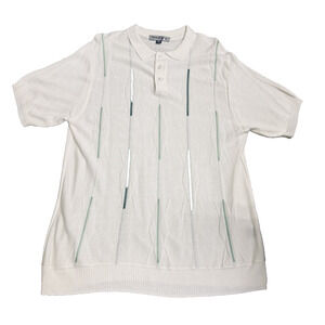 Vintage 90s Michael Irvin Sweater 88 Mens 3XL Golf Knit Short Sleeve Grandpa